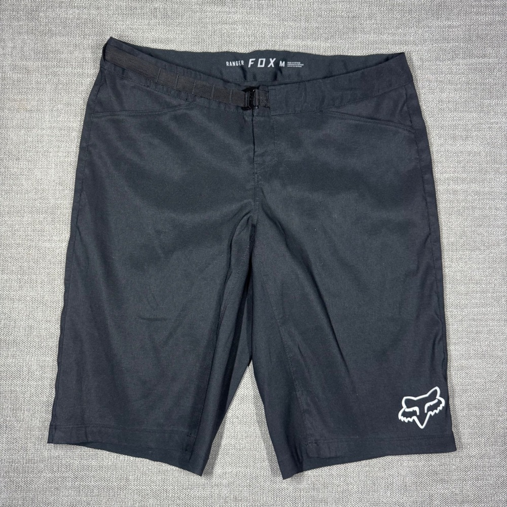 Fox Racing Ranger MTB Shorts Mens Medium Black Adjustable Belt  Activewear
